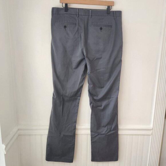 Bonobos Grey Friday Pants Straight Leg Trousers Career Men's 35x34 - Picture 2 of 9